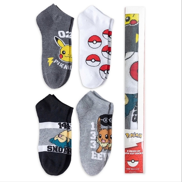 Pokemon low cut sock set - Picture 1 of 5